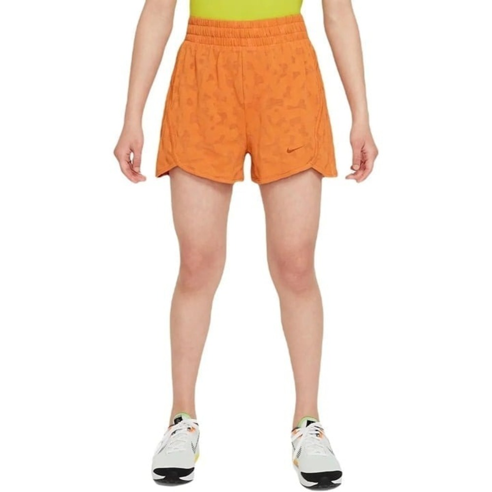 Nike Girl's DriFit Knit High-Rise Shorts Size XS‎ NWT Orange